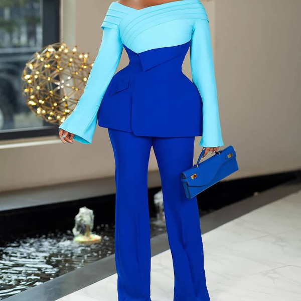 Women 2 Pcs Corporate Top And Trouser