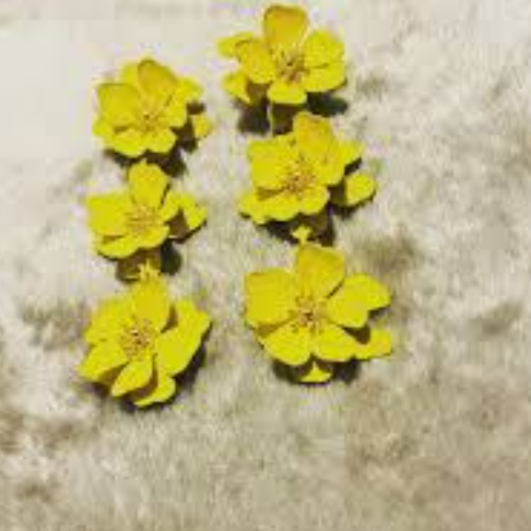 Sunflower Yellow Earrimg