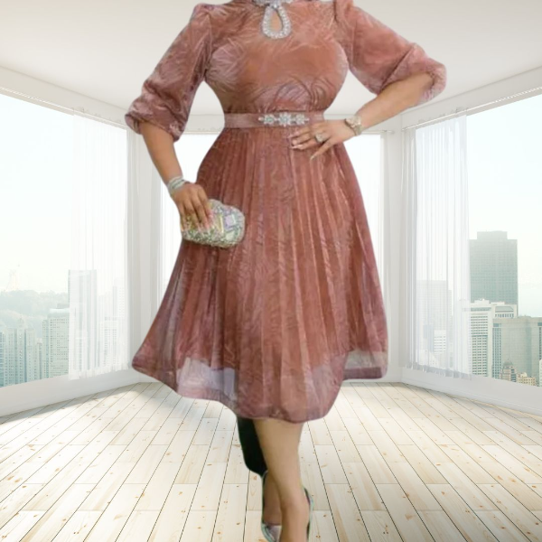 Labusca Brown organza  gown