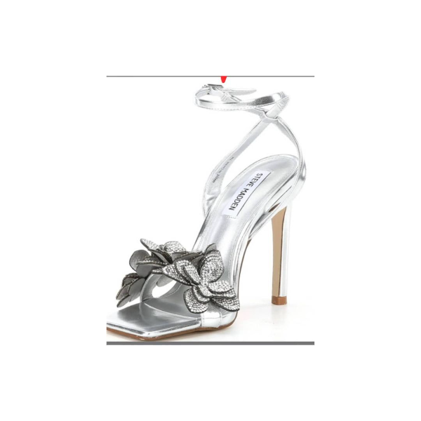 Silver Steve Madden Sandal