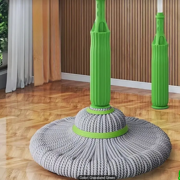 Durable multi-functional wet and dry mop with rotating head