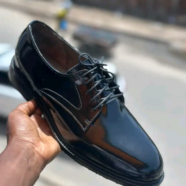 Clark Wet Leather Office Shoe